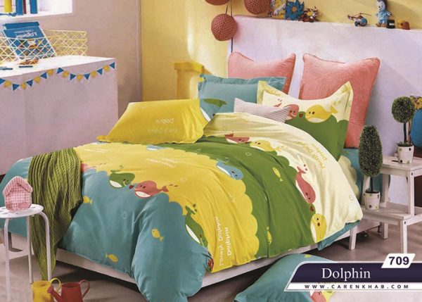 فروش لحاف روتختی کودک کارن مدل دلفین DOLPHIN در فروشگاه آنلاین و نمایندگی مرکزی فروش تشک خوشخواب در اصفهان