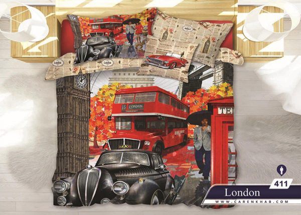 فروش لحاف روتختی کارن کودک سه بعدی مدل لندن LONDON در فروشگاه آنلاین و نمایندگی مرکزی فروش تشک خوشخواب در اصفهان