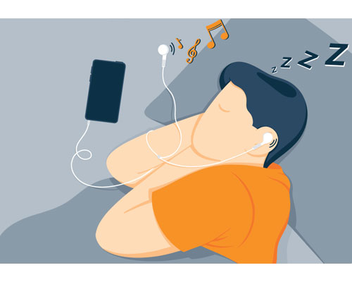موزیک هنگام خواب